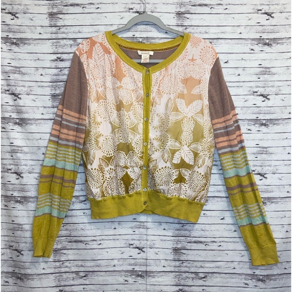 Sundance Floral Silk Cardigan